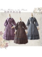 Surface Spell Poems Hidden In The Pleats Victorian Open Front One Piece(Limited Pre-Order/3 Colours/Full Payment Without Shipping)